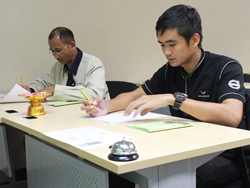 ลงทะเบียนรับเอกสารประกอบการฝึกอบรม